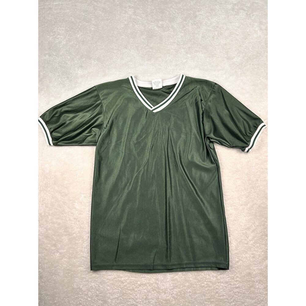 Vintage 80s 90s DON ALLESON Jersey Pullover Baseball Jersey USA Small Green